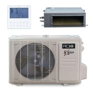 12,000 BTU ACiQ Extreme 20 SEER2 Single Zone Concealed Duct Mini Split System - R454B |230V