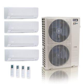 55,000 BTU ACIQ Extreme 22.2 SEER2 4 Zone Wall Mount Mini Split Heat Pump System - R454B | 230V - 6 + 18 + 18 + 24