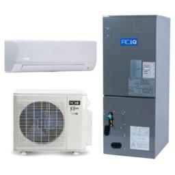 27,000 BTU ACiQ Extreme Series 21 SEER2 Dual Central Zoned Mini Split Heat Pump System - R454B - 12 + 18