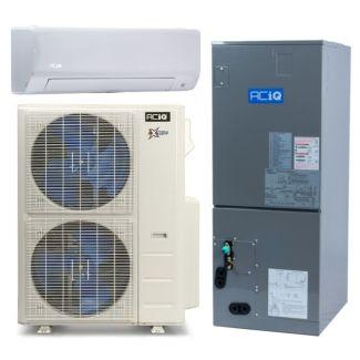 55,000 BTU ACiQ Extreme Series 21.1 SEER2 Dual Central Zoned Mini Split Heat Pump System - R454B - 24 + 36