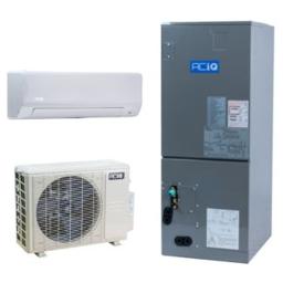36,000 BTU ACiQ Standard Series 22 SEER2 Dual Central Zoned Mini Split Heat Pump System - R454B - 6 + 30