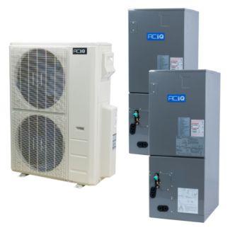 55,000 BTU ACiQ Standard Series 18 SEER2 Dual Central Zoned Mini Split Heat Pump System - R454B - 18 + 36