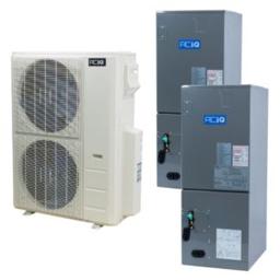 55,000 BTU ACiQ Standard Series 18 SEER2 Dual Central Zoned Mini Split Heat Pump System - R454B - 18 + 36