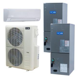 55,000 BTU ACiQ Standard Series 20 SEER2 Tri Central Zoned Mini Split Heat Pump System - R454B - 12 + 24 + 24