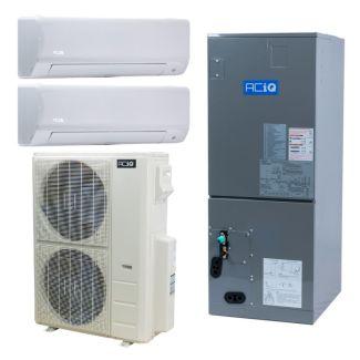 55,000 BTU ACiQ Standard Series 20 SEER2 Tri Central Zoned Mini Split Heat Pump System - R454B - 9 + 9 + 36