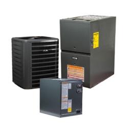 3 Ton 13.4 SEER2 80% AFUE 80,000 BTU Low NOx Gas Furnace and R32 Air Conditioner System - Upflow