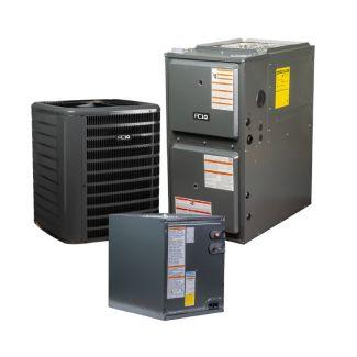 3 Ton 13.4 SEER2 96% AFUE 100,000 BTU Gas Furnace and R32 Air Conditioner System - Upflow