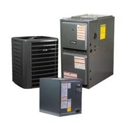 3 Ton 13.4 SEER2 96% AFUE 100,000 BTU Gas Furnace and R32 Air Conditioner System - Upflow