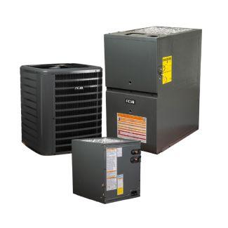 3 Ton 15.2 SEER2 80% AFUE 80,000 BTU Ultra-Low NOx Gas Furnace and R32 Air Conditioner System - Upflow