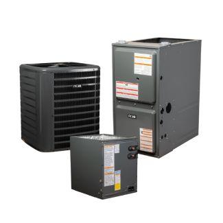 3 Ton 14.5 SEER2 96% AFUE 80,000 BTU Gas Furnace and R32 Air Conditioner System - Downflow