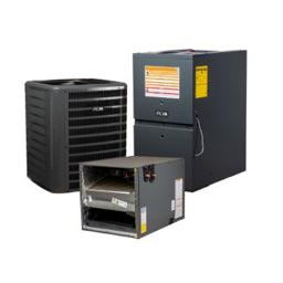 3 Ton 14.5 SEER2 80% AFUE 100,000 BTU Low NOx Gas Furnace and R32 Air Conditioner System - Horizontal
