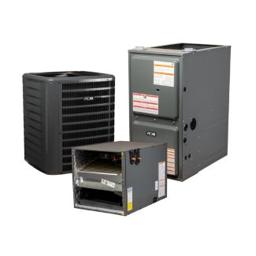 3 Ton 14.5 SEER2 96% AFUE 100,000 BTU Gas Furnace and R32 Air Conditioner System - Horizontal