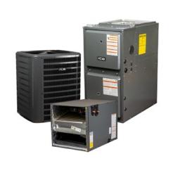 3 Ton 15.2 SEER2 96% AFUE 80,000 BTU Ultra-Low NOx Gas Furnace and R32 Air Conditioner System - Horizontal