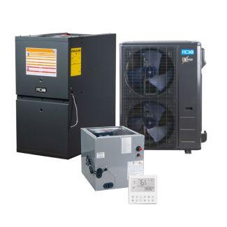 ACiQ Extreme Series 5 Ton 16 SEER2 80% AFUE 100,000 BTU Low NOx Furnace & Heat Pump System - R454B Inverter Downflow / Horizontal