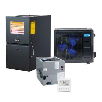 ACiQ Standard Series 2.5 Ton 15.8 SEER2 80% AFUE 80,000 BTU Low NOx Furnace & Heat Pump System - R454B Inverter Downflow / Horizontal