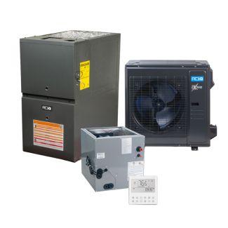ACiQ Extreme Series 4 Ton 15.2 SEER2 80% AFUE 100,000 BTU Low NOx Furnace & Heat Pump System - R454B Inverter Upflow / Horizontal