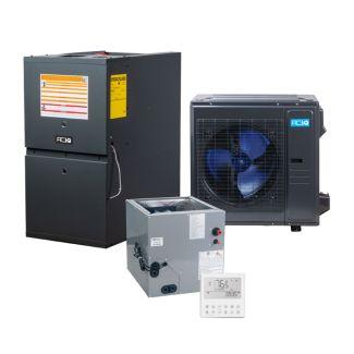 ACiQ Standard Series 5 Ton 14.9 SEER2 80% AFUE 100,000 BTU Low NOx Furnace & Heat Pump System - R454B Inverter Downflow / Horizontal