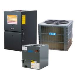 ACiQ 2.5 Ton 14.3 SEER2 80% AFUE 100,000 BTU Low NOx Furnace & AC System - R32 Downflow/Horizontal