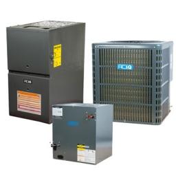 ACiQ 4 Ton 14 SEER2 80% AFUE 80,000 BTU Ultra-Low NOx Furnace & AC System - R32 Upflow/Horizontal