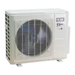 27,000 BTU ACiQ Standard 25 SEER2 3 Zone Slim Ceiling Cassette Mini Split Heat Pump System - R454B | 230V - 6 + 6 + 18