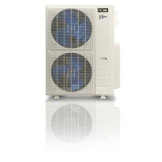 48,000 BTU ACiQ Extreme 23 SEER2 4 Zone Ceiling Cassette Mini Split Heat Pump System - R454B | 230V - 9 + 12 + 18 + 24