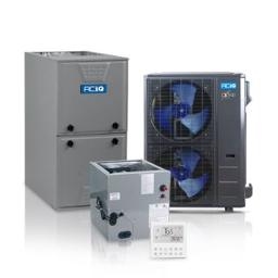 Hybrid 5 Ton 15.2 SEER2 96% AFUE 120,000 BTU ACIQ High Efficiency Heat Pump and Gas Furnace System | Inverter - R454B