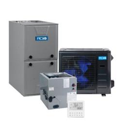 Hybrid 2.5 Ton 15.8 SEER2 96% AFUE 80,000 BTU ACIQ Furnace and High Efficiency Heat Pump System | Inverter - R454B - Multi-Positional