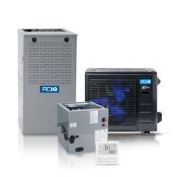 Hybrid 2.5 Ton 16 SEER2 80% AFUE 110,000 BTU ACIQ Furnace and High Efficiency Heat Pump System | Extreme Series - R454B - Multi-Positional