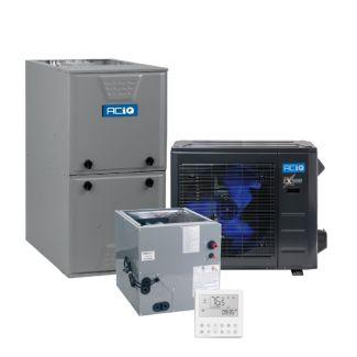 Hybrid 2.5 Ton 16 SEER2 96% AFUE 80,000 BTU ACIQ Furnace and High Efficiency Heat Pump System | Extreme Series - R454B - Multi-Positional