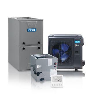 Hybrid 3.5 Ton 15.2 SEER2 96% AFUE 100,000 BTU ACIQ Furnace and High Efficiency Heat Pump System | Extreme Series - R454B - Multi-Positional