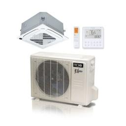 18,000 BTU ACiQ Extreme 20 SEER2 Single Zone Ceiling Cassette Mini Split System - R454B | 230V