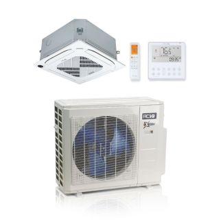 24,000 BTU ACiQ Extreme 20.7 SEER2 Single Zone Ceiling Cassette Mini Split System - R454B | 230V