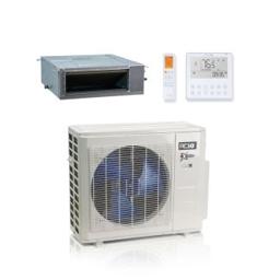 24,000 BTU ACiQ Extreme 19 SEER2 Single Zone Concealed Duct Mini Split System - R454B | 230V