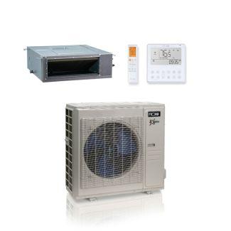 36,000 BTU ACiQ Extreme 17.7 SEER2 Single Zone Concealed Duct Mini Split System - R454B | 230V