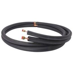 Refrigerant Line Set with 1/4" and 3/8" Line Ends - 25 feet