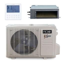 18,000 BTU ACiQ Extreme 20.6 SEER2 Single Zone Slim Ceiling Cassette Mini Split Heat Pump System - R454B | 230V