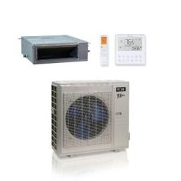 36,000 BTU ACiQ Extreme 21.2 SEER2 Single Zone Ceiling Cassette Mini Split Heat Pump System - R454B | 230V