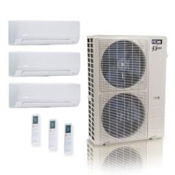 55,000 BTU ACiQ Extreme 20 SEER2 4 Zone Concealed Duct Mini Split Heat Pump System - R454B | 230V - 12 + 12 + 18 + 24