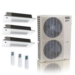 55,000 BTU ACiQ Extreme 20 SEER2 4 Zone Concealed Duct Mini Split Heat Pump System - R454B | 230V - 12 + 12 + 18 + 24