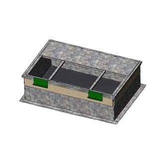 ACiQ Large Packaged Unit Roof Curb