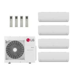 LG 36,000 Multi F LGRED 22 SEER2 4 Zone Wall Mount Mini Split Heat Pump System - R32 | 230V - 7 + 7 + 15 + 15