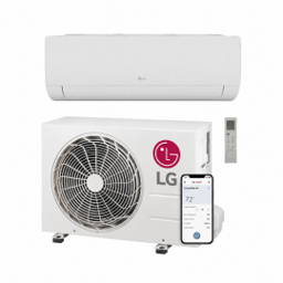 LG 9,000 BTU Mega 21 SEER2 Single Zone Wall Mount Mini Split Heat Pump System – R32 | 115V