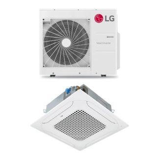 LG 18,000 BTU LGRED 17.5 SEER2 Single Zone Ceiling Cassette Mini Split Heat Pump System - R32 | 230V