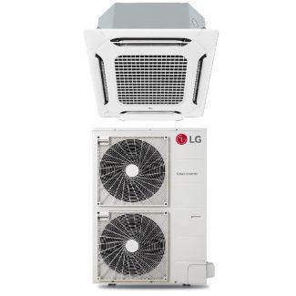 LG 42,000 BTU LGRED 21.5 SEER2 Single Zone Ceiling Cassette Mini Split Heat Pump System - R32 | 230V