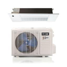 12,000 BTU ACiQ Extreme 23 SEER2 Single Zone Slim Ceiling Cassette Mini Split System - R454B | 230V